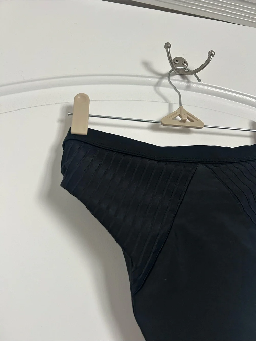 Lovers and Friends High-Cut Ribbed Black Bikini Bottom Size M vacation beach - Picture 7 of 10